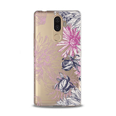 Lex Altern TPU Silicone Lenovo Case Pink Chrysanthemum Print
