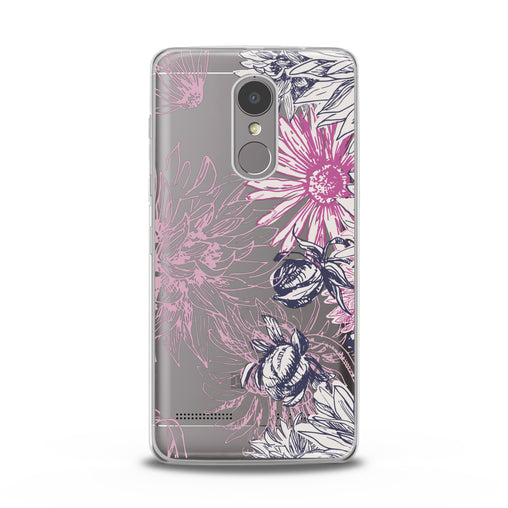 Lex Altern Pink Chrysanthemum Print Lenovo Case