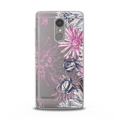 Lex Altern Pink Chrysanthemum Print Lenovo Case