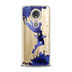 Lex Altern TPU Silicone Motorola Case Blue Watercolor Tinker Bell