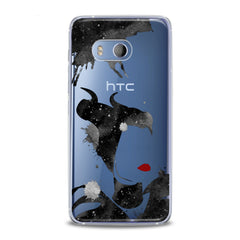 Lex Altern TPU Silicone HTC Case Watercolor Maleficent