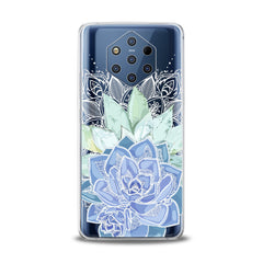 Lex Altern Blue Succulent Plant Nokia Case