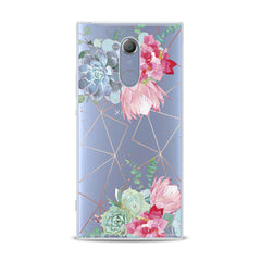 Lex Altern TPU Silicone Sony Xperia Case Floral Succulent