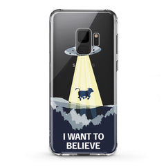 Lex Altern TPU Silicone Samsung Galaxy Case Cow Alien