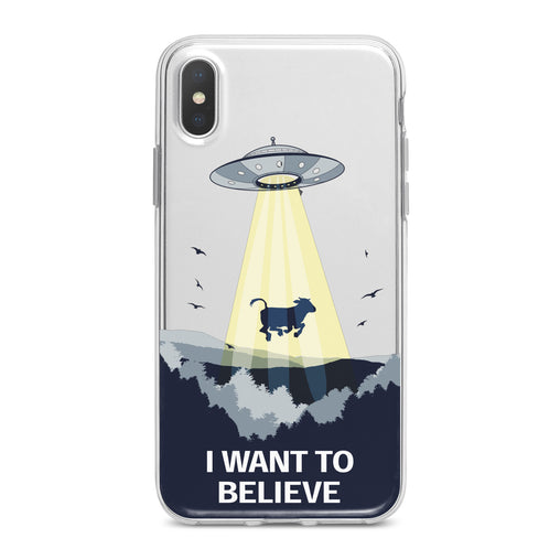 Lex Altern Cow Alien Phone Case for your iPhone & Android phone.