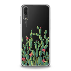 Lex Altern Red Cacti Flowers Huawei Honor Case