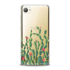 Lex Altern TPU Silicone HTC Case Red Cacti Flowers