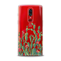 Lex Altern TPU Silicone OnePlus Case Red Cacti Flowers