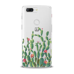 Lex Altern TPU Silicone OnePlus Case Red Cacti Flowers