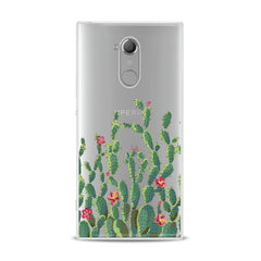 Lex Altern TPU Silicone Sony Xperia Case Red Cacti Flowers