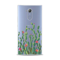 Lex Altern TPU Silicone Sony Xperia Case Red Cacti Flowers