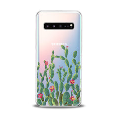 Lex Altern TPU Silicone Samsung Galaxy Case Red Cacti Flowers