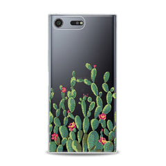 Lex Altern Red Cacti Flowers Sony Xperia Case