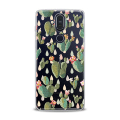 Lex Altern TPU Silicone Nokia Case Gentle Cacti Flowers