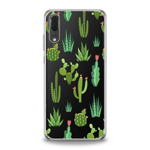 Lex Altern Kawaii Cacti Pattern Huawei Honor Case