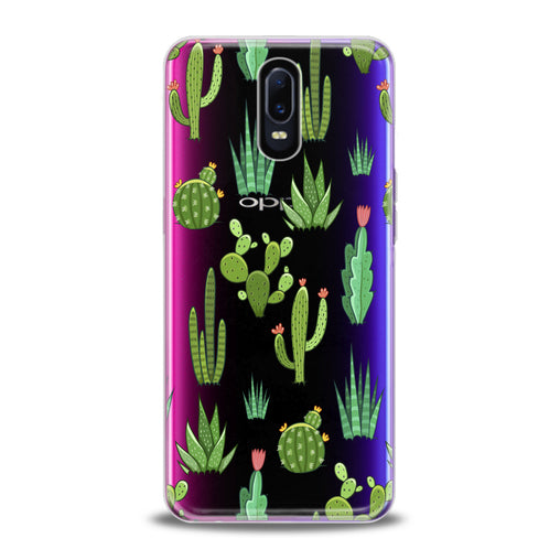 Lex Altern Kawaii Cacti Pattern Oppo Case