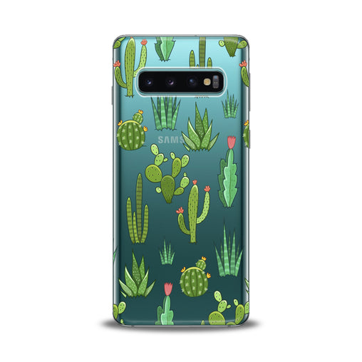 Lex Altern Kawaii Cacti Pattern Samsung Galaxy Case