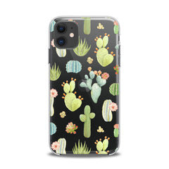 Lex Altern TPU Silicone iPhone Case Pastel Cactuses
