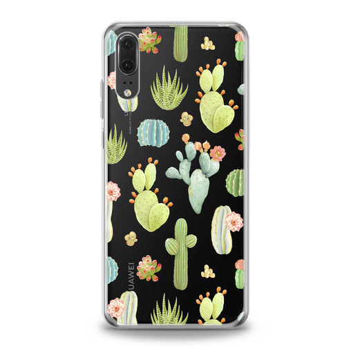 Lex Altern Pastel Cactuses Huawei Honor Case