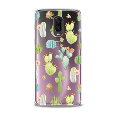 Lex Altern TPU Silicone OnePlus Case Pastel Cactuses