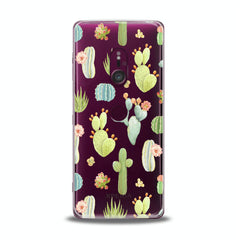 Lex Altern TPU Silicone Sony Xperia Case Pastel Cactuses