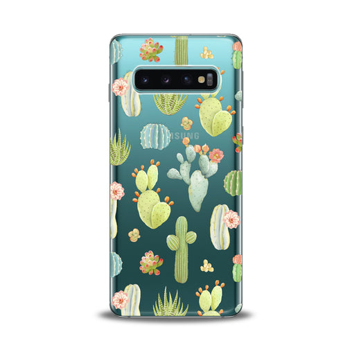 Lex Altern Pastel Cactuses Samsung Galaxy Case