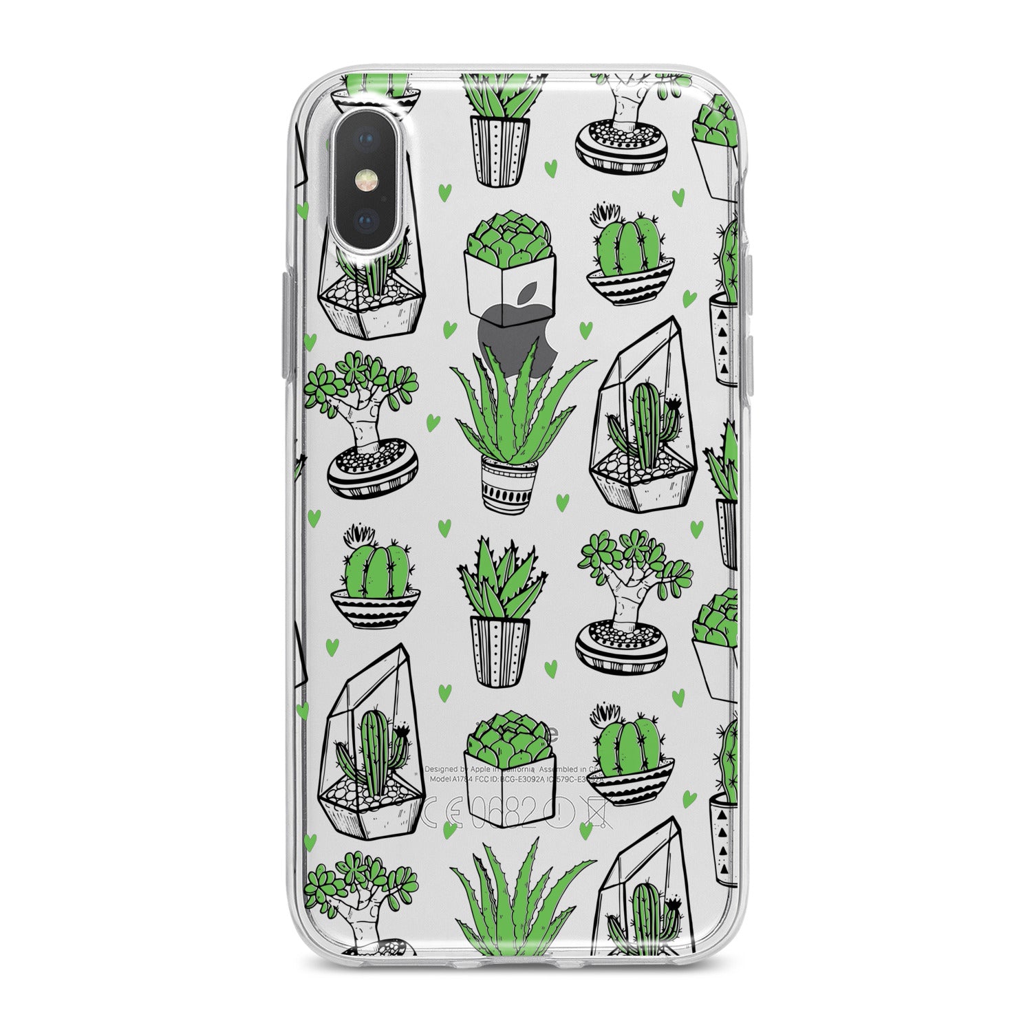 Lex Altern Potted Cacti Art Phone Case for your iPhone & Android phone.