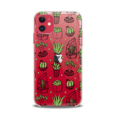 Lex Altern TPU Silicone iPhone Case Potted Cacti Art
