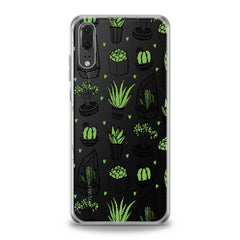 Lex Altern TPU Silicone Huawei Honor Case Potted Cacti Art