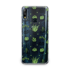 Lex Altern TPU Silicone Asus Zenfone Case Potted Cacti Art