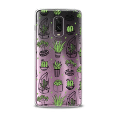 Lex Altern TPU Silicone OnePlus Case Potted Cacti Art