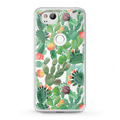 Lex Altern Google Pixel Case Beautiful Cactuses Print