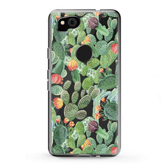 Lex Altern TPU Silicone Google Pixel Case Beautiful Cactuses Print