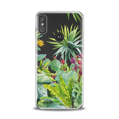 Lex Altern TPU Silicone Motorola Case Tropical Plants