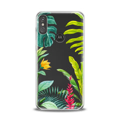 Lex Altern TPU Silicone Motorola Case Tropical Flowers Bloom