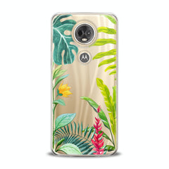 Lex Altern TPU Silicone Motorola Case Tropical Flowers Bloom