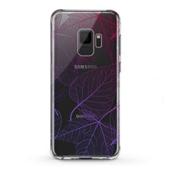 Lex Altern TPU Silicone Samsung Galaxy Case Purple Leaves