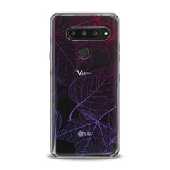 Lex Altern TPU Silicone LG Case Purple Leaves