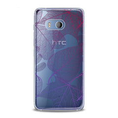 Lex Altern TPU Silicone HTC Case Purple Leaves
