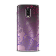 Lex Altern TPU Silicone OnePlus Case Purple Leaves