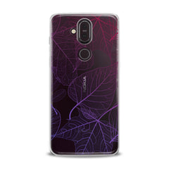 Lex Altern TPU Silicone Nokia Case Purple Leaves