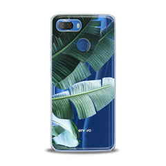 Lex Altern TPU Silicone Lenovo Case Green Tropical Leaves