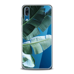 Lex Altern TPU Silicone Huawei Honor Case Green Tropical Leaves