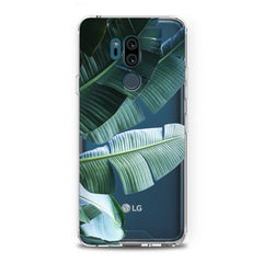 Lex Altern TPU Silicone LG Case Green Tropical Leaves