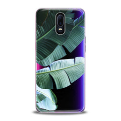 Lex Altern TPU Silicone Oppo Case Green Tropical Leaves