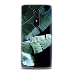 Lex Altern TPU Silicone OnePlus Case Green Tropical Leaves