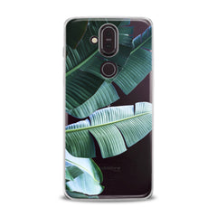 Lex Altern TPU Silicone Nokia Case Green Tropical Leaves