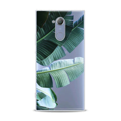 Lex Altern TPU Silicone Sony Xperia Case Green Tropical Leaves