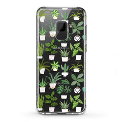 Lex Altern TPU Silicone Samsung Galaxy Case Tropical Potted Plants
