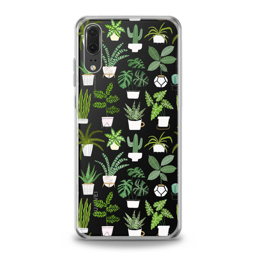 Lex Altern Tropical Potted Plants Huawei Honor Case